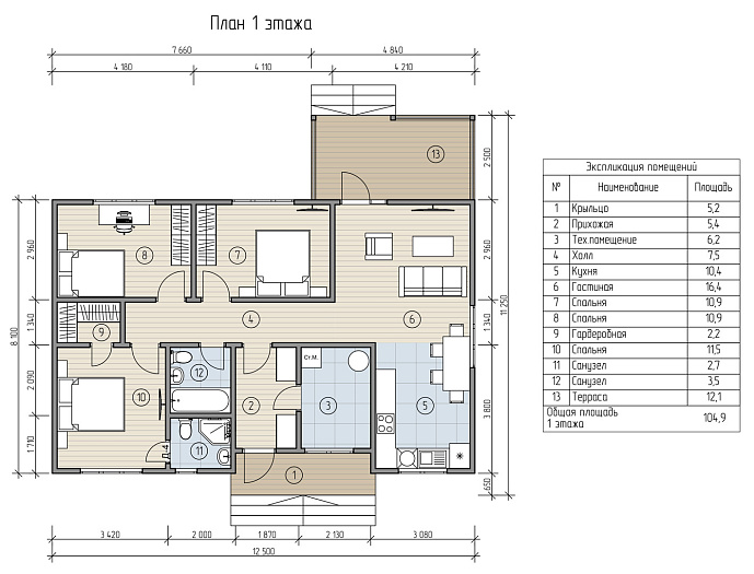  Ветра планировка